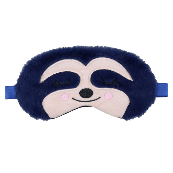 Sleepy sloth navy novelty eye mask