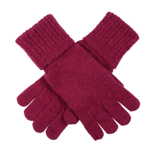 Alyssa plum gloves