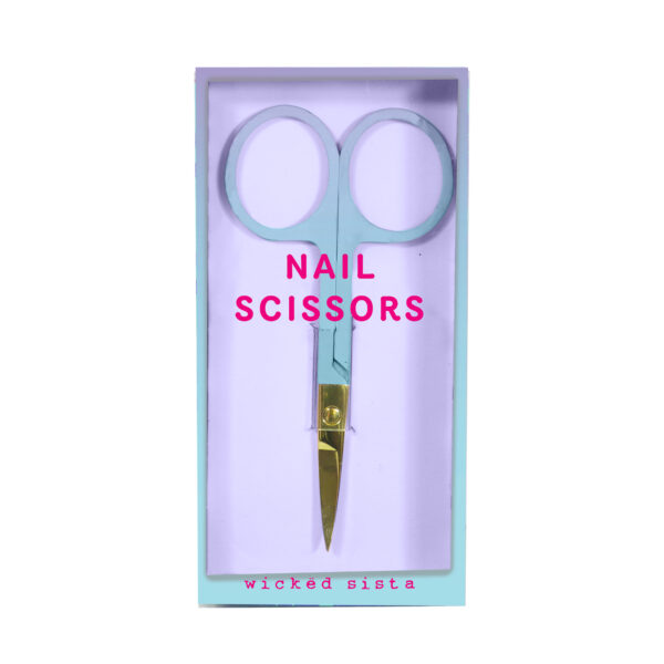 Nail scissors blue