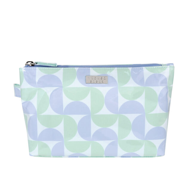 Demi geo luxe large cosmetic bag