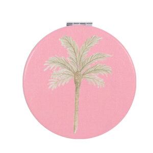 Island palm compact mirror