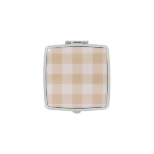 Classic Gingham square pill case