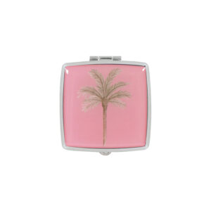 Island palm square pill case