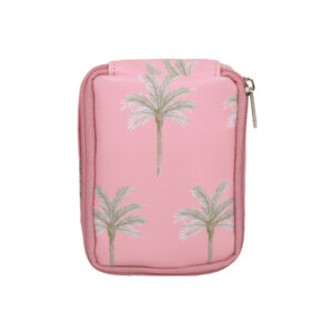 Island palm travel pill case