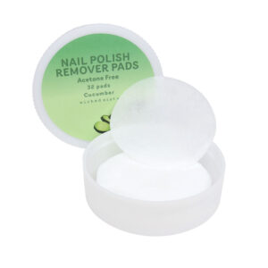 Cucumber colour rush nail polish remover pads