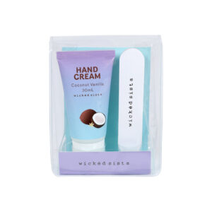 Coconut vanilla hand & nail file set
