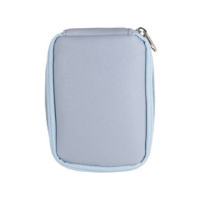 Slate blue premium travel pill case