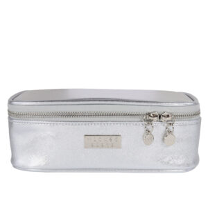 Premium silver rectangle brush bag