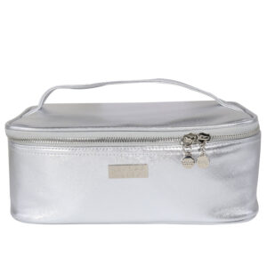 Premium silver medium beauty case