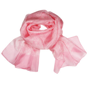Kyoto pink silk scarf