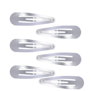 Mia silver snap clips