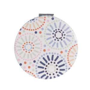 Delicate dials compact mirror