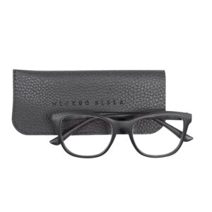 Black matt reading glasses