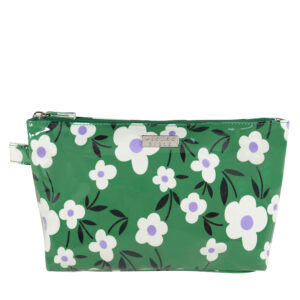 Dreamy floral luxe large cosmetic bag
