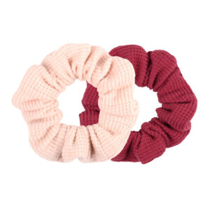 Textured scrunchie set