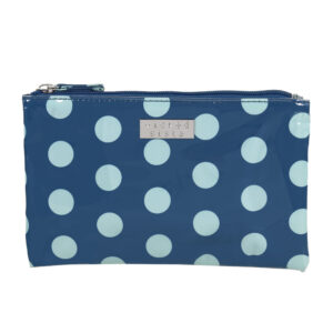 Playful polka large flat purse