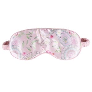 Pretty in paisley satin eye mask