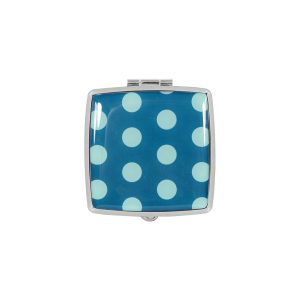 Playful polka square pill case