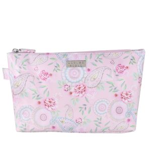 Pretty in paisley luxe large cosmetic bag