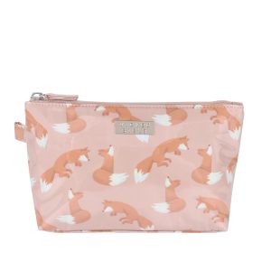 Foxy luxe medium cosmetic bag