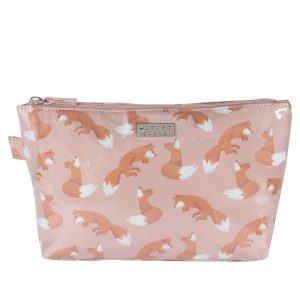 Foxy luxe large cosmetic bag