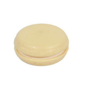 Yellow macaron pill case