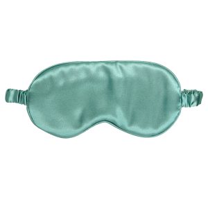 Deep sage deluxe satin eye mask