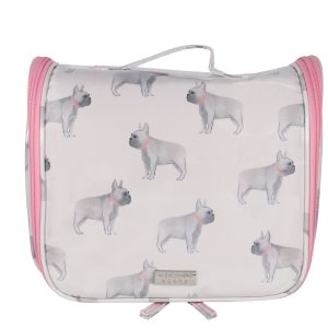 Frenchie travel bag with hook