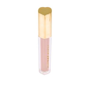 Peachy beige heart lip gloss