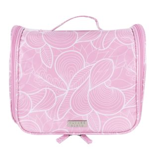 Pastel swirl travel bag with hook