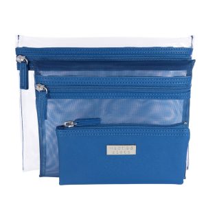 Jenna trio bright navy purse
